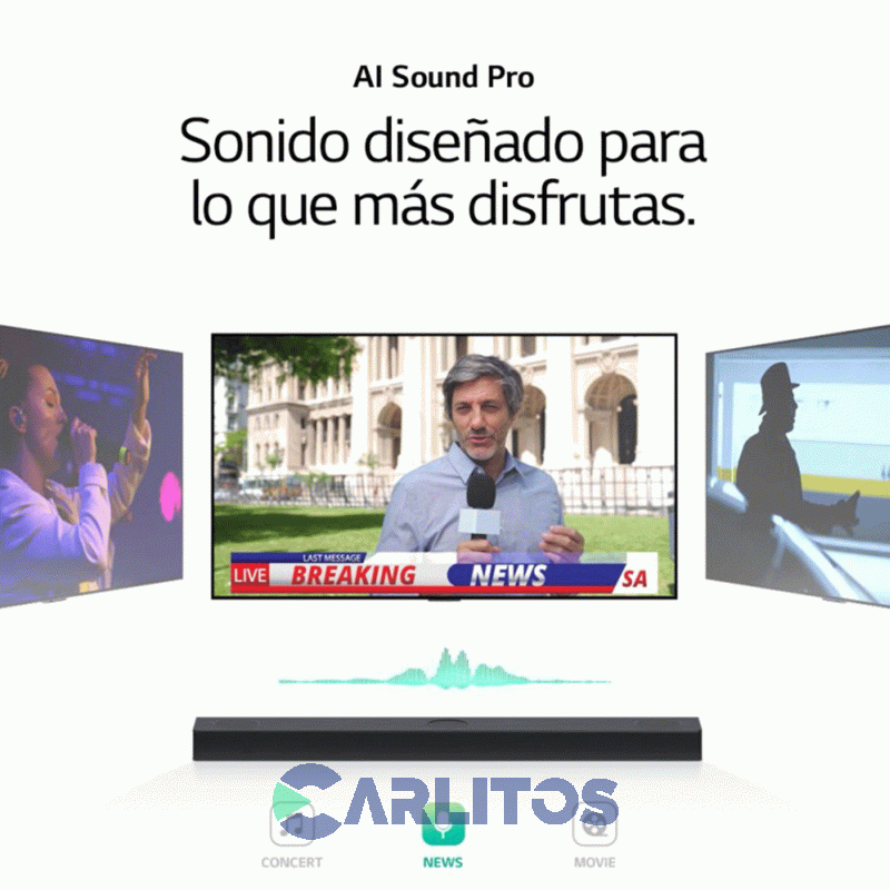 Barra De Sonido Lg Con Bluetooth S40Q