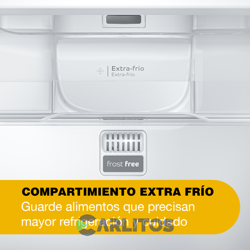 Heladera No Frost Whirlpool Inverter 386 Litros Blanco Wrm42hb