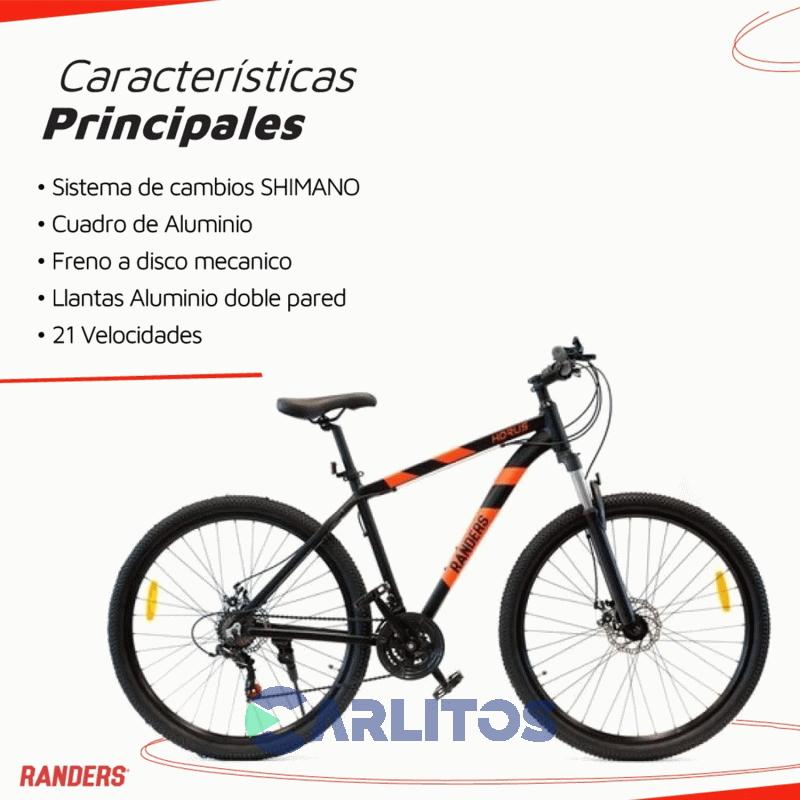 Bicicleta Randers Todo Terreno Rod.29