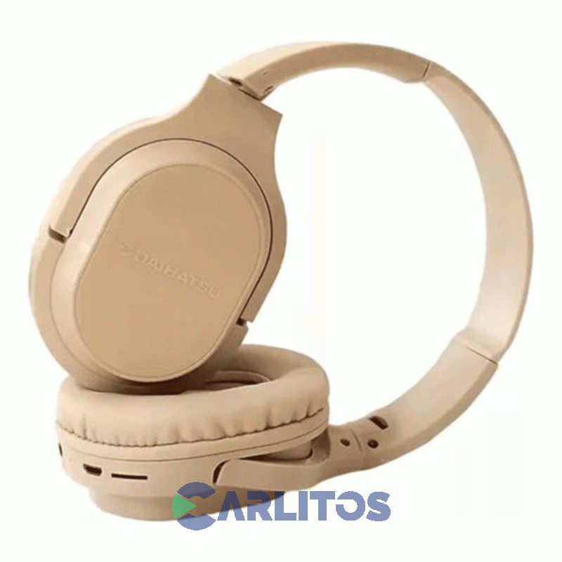 Auricular Vincha Con Bluetooth Tarjeta Tf Daihatsu D-au308/bg Beige