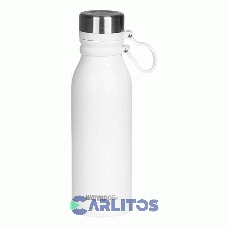 Botella De Acero Inoxidable Waterdog BUHO600WH Blanco