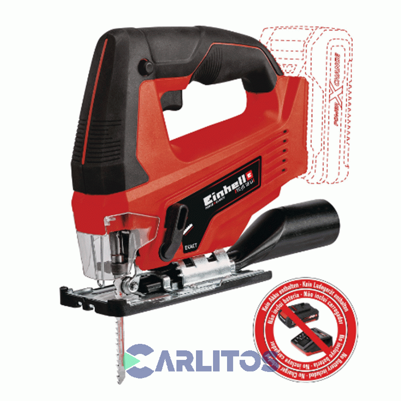 Sierra Caladora Inalaámbrica Einhell18 V TC-JS 18 LI - Solo