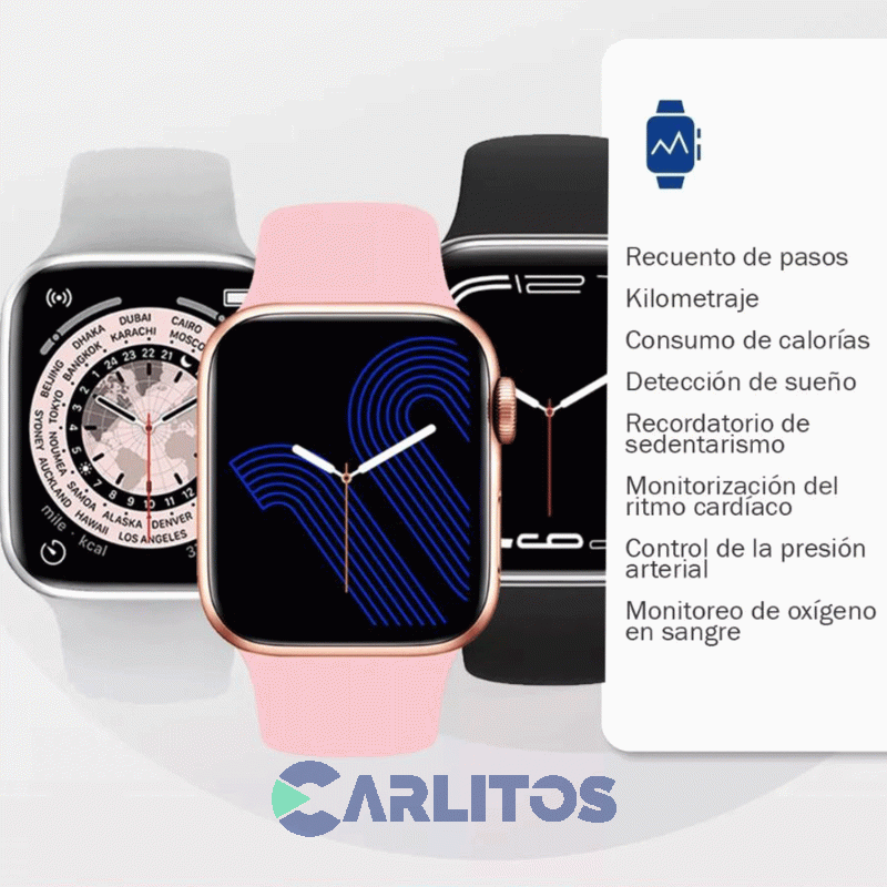 Reloj Inteligente Suono I8 Pro Max Rosa ACC0070