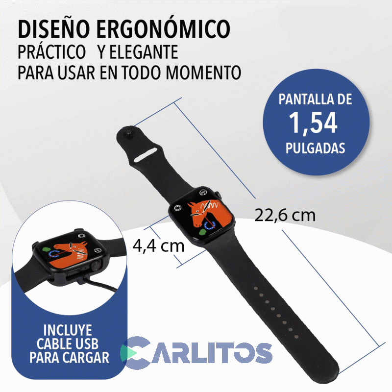 Reloj Inteligente Suono I8 Pro Max Rosa ACC0070