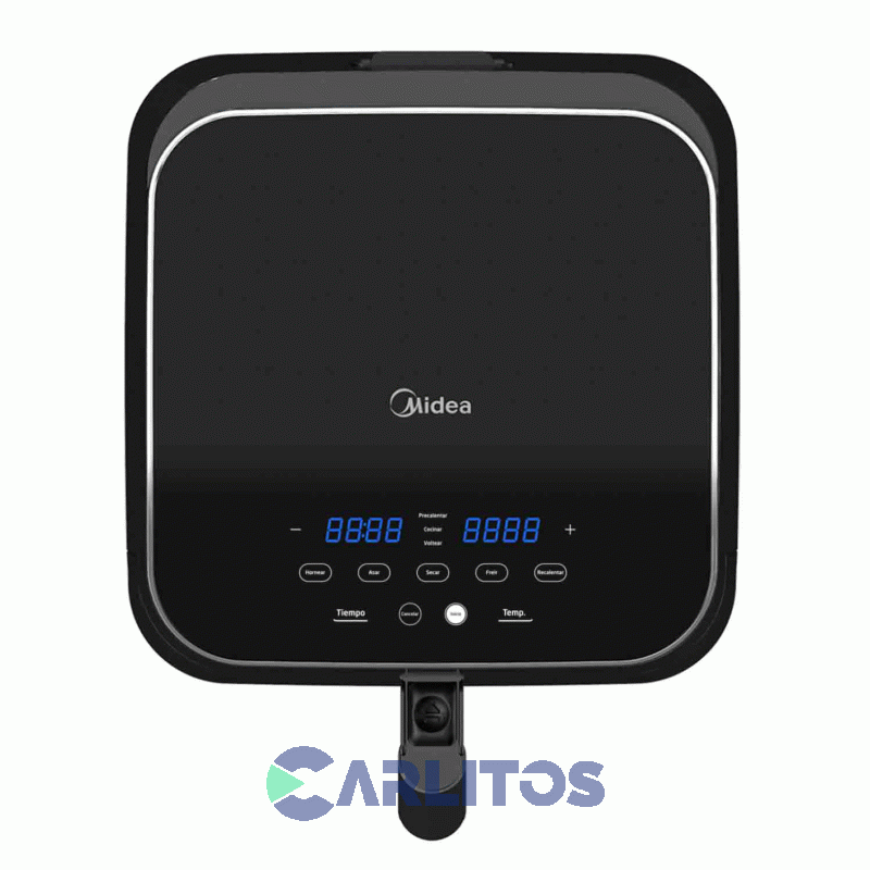 Freidora De Aire Fryer Midea Digital Negra Af-d155bar1