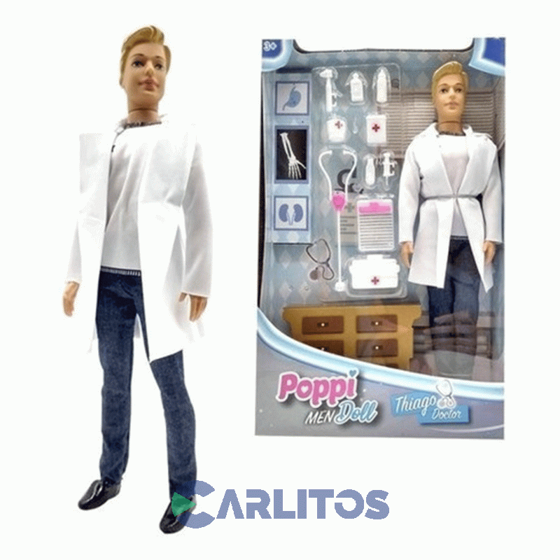 Thiago Doctor Men Doll Poppi 30 Cm 6524