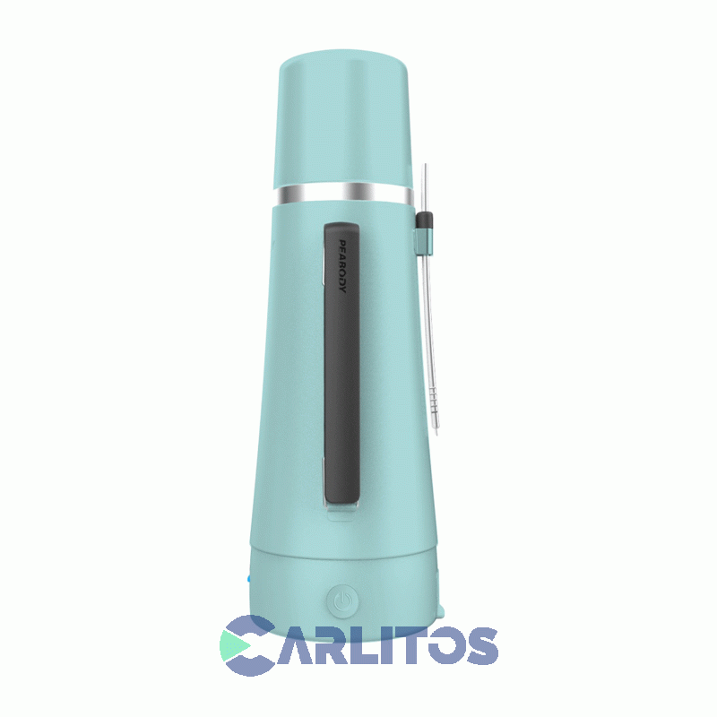 Termo De Mate Peabody Eléctrico 1 Litro pe-eta1001c Celeste