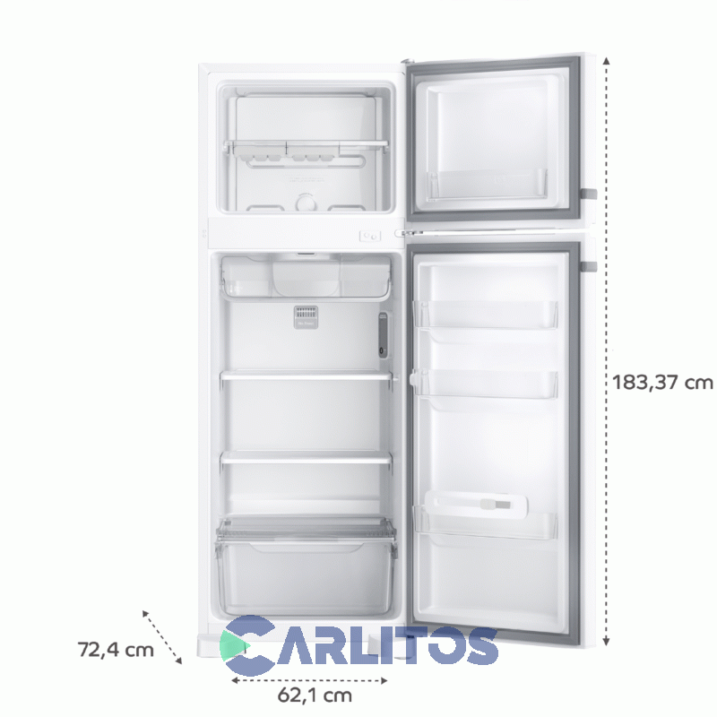 Heladera No Frost Whirlpool 361 Litros Blanca Wrm39cb