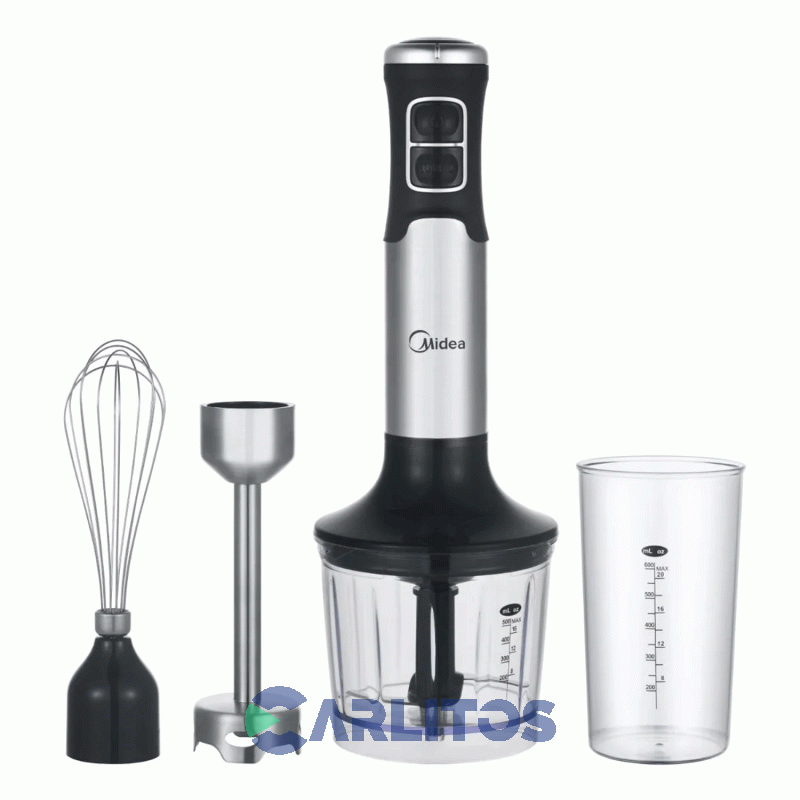 Minipimer Varilla Metal Midea 850 Wts Hb-1100x3ar1 Negra