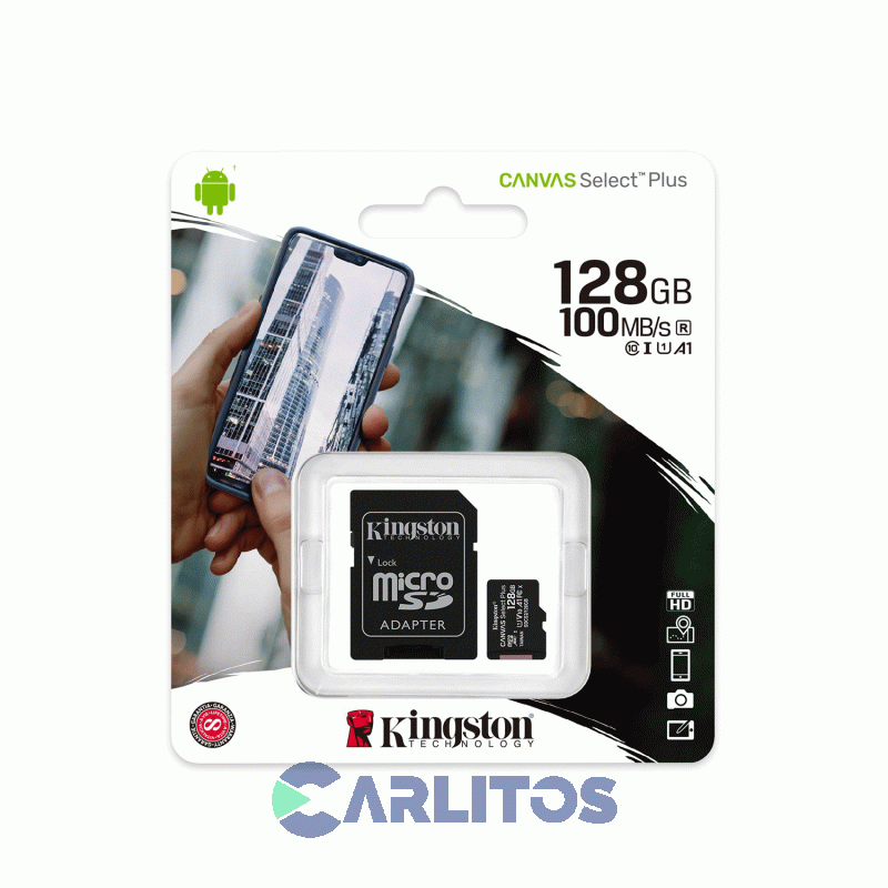 Tarjeta De Memoria Micro SD Kingston 128 Gb