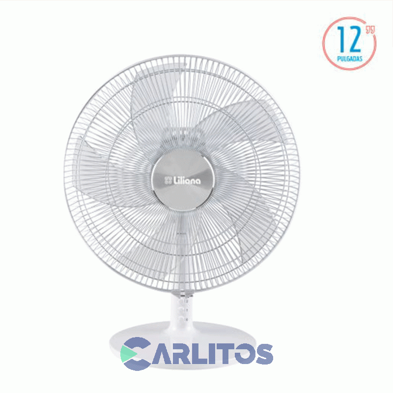 Ventilador Turbo De Mesa Liliana 12