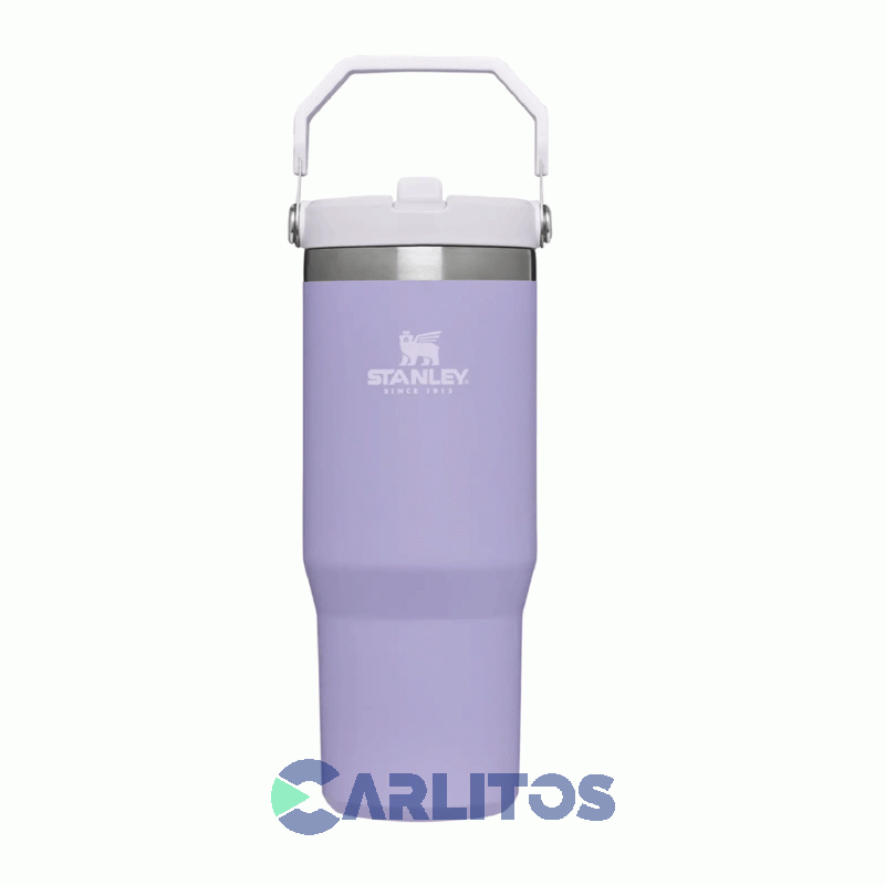 Botella Stanley Flip Straw Tumbler 887 Ml Lavender Lilia 10-09993-289