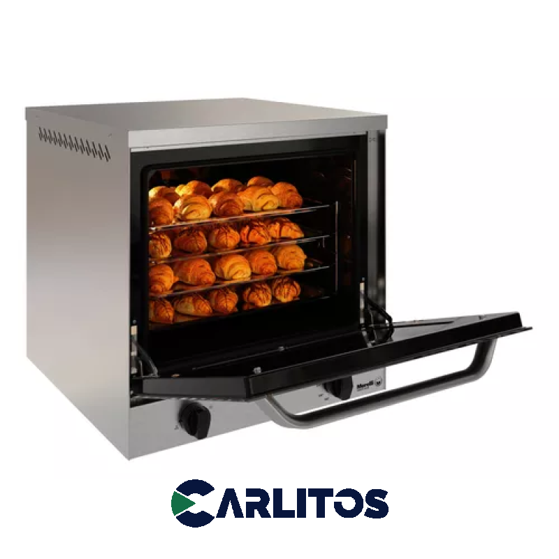 Horno Electrico Acero Inoxidable Con 4 Bandejas Morelli 700613-2 Ex Acero