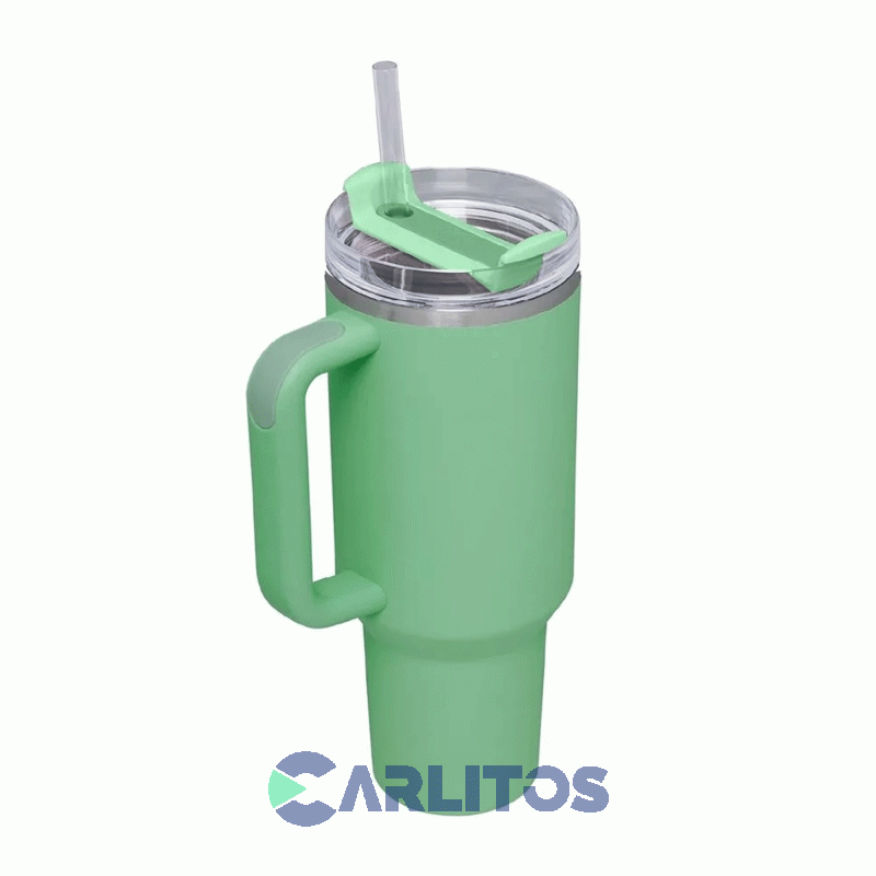 Vaso  Stanley Quencher Flowstate Tumbler 1.18Ml Citron 10-11913-022