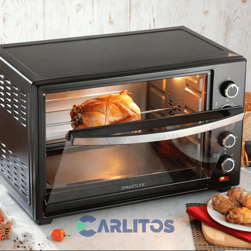 Horno Electrico Smartlife Grill Conveccion 70 Litros Sl-Tor070pn