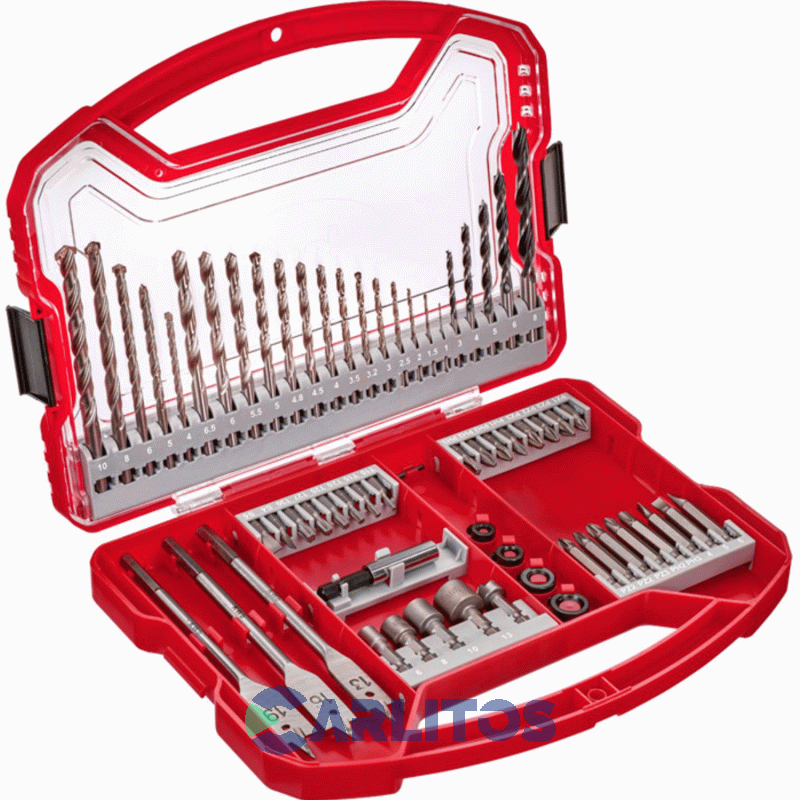 Set De Herramientas 62 Piezas Con Maletin Einhell Kwb 49109106