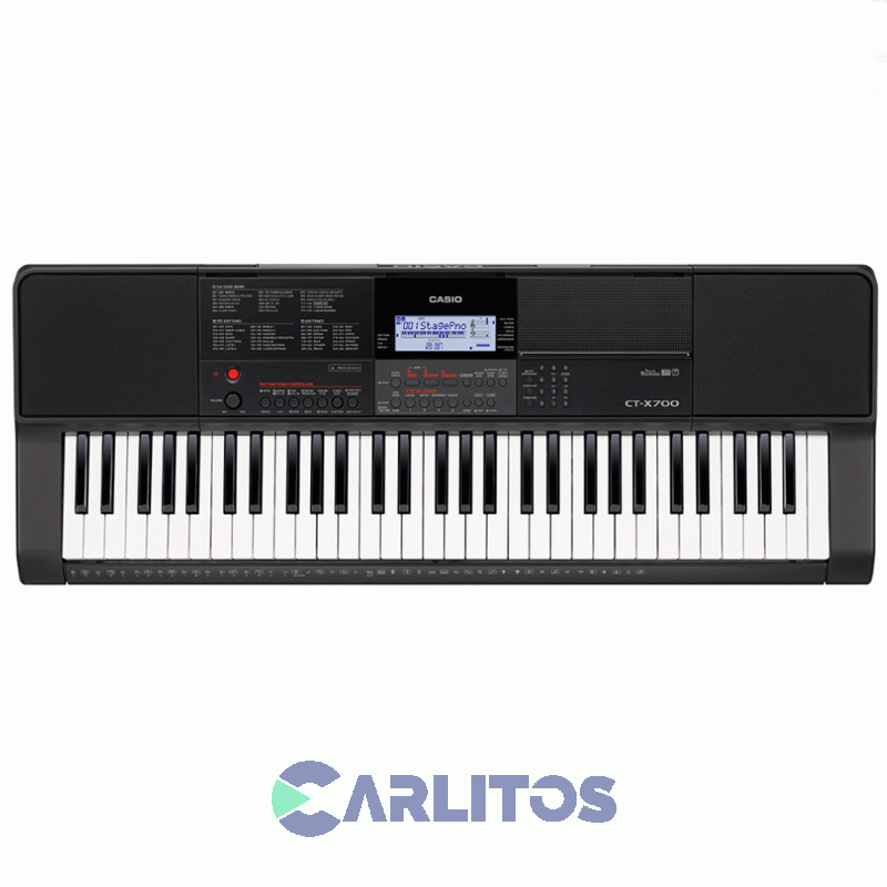 Teclado 61 Teclas Casio Ct-x700 Negro