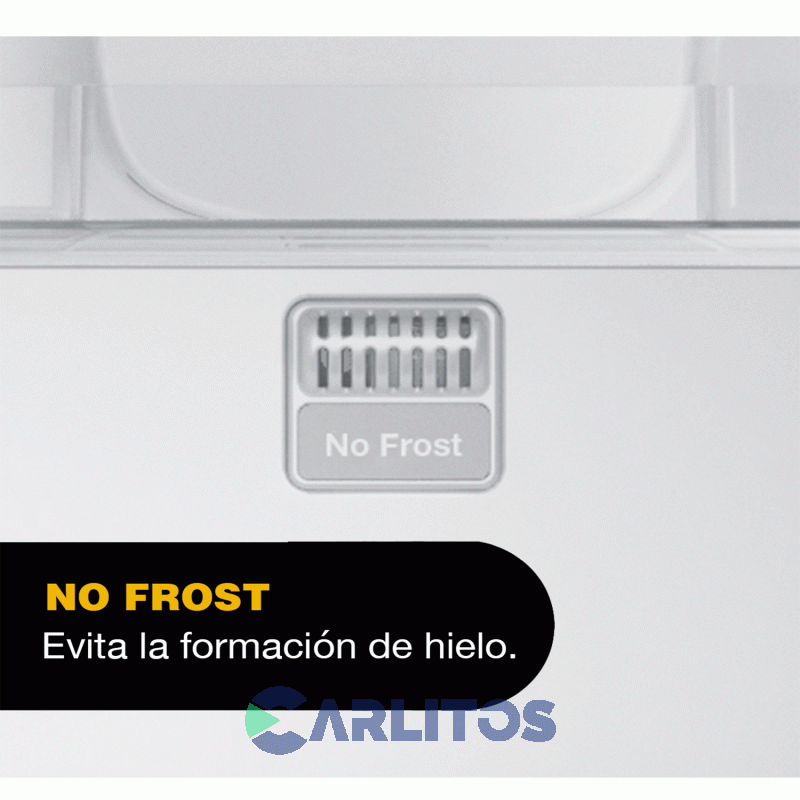 Heladera No Frost Whirlpool 361 Litros Acero Inoxidable Wrm39ck