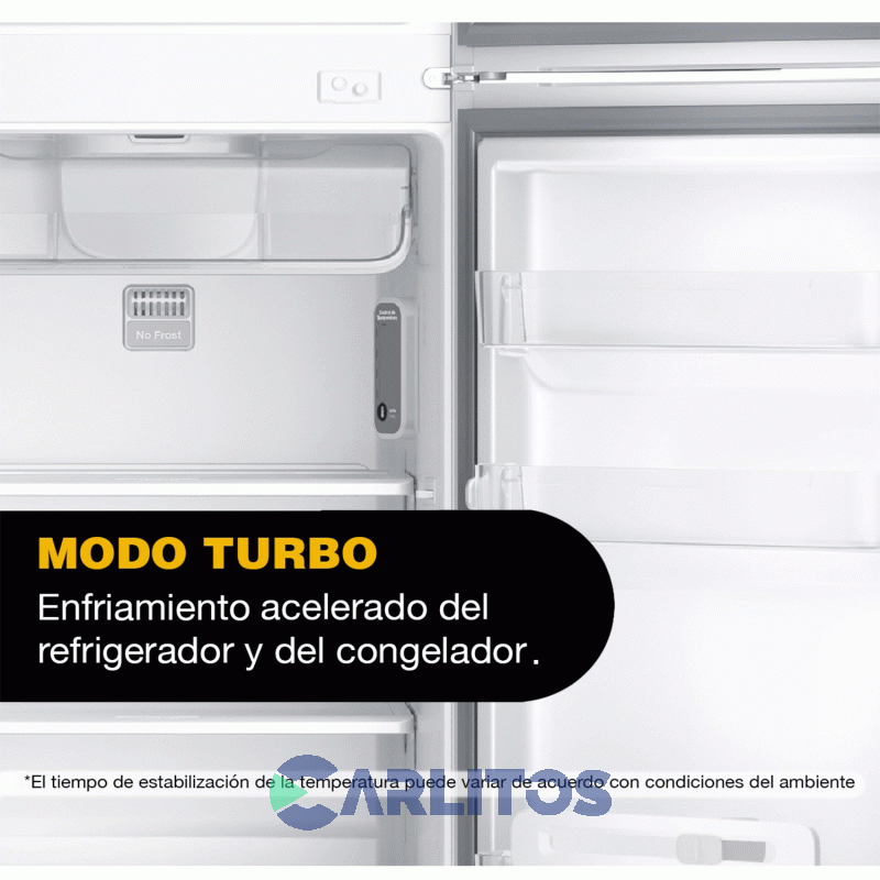 Heladera No Frost Whirlpool 361 Litros Acero Inoxidable Wrm39ck