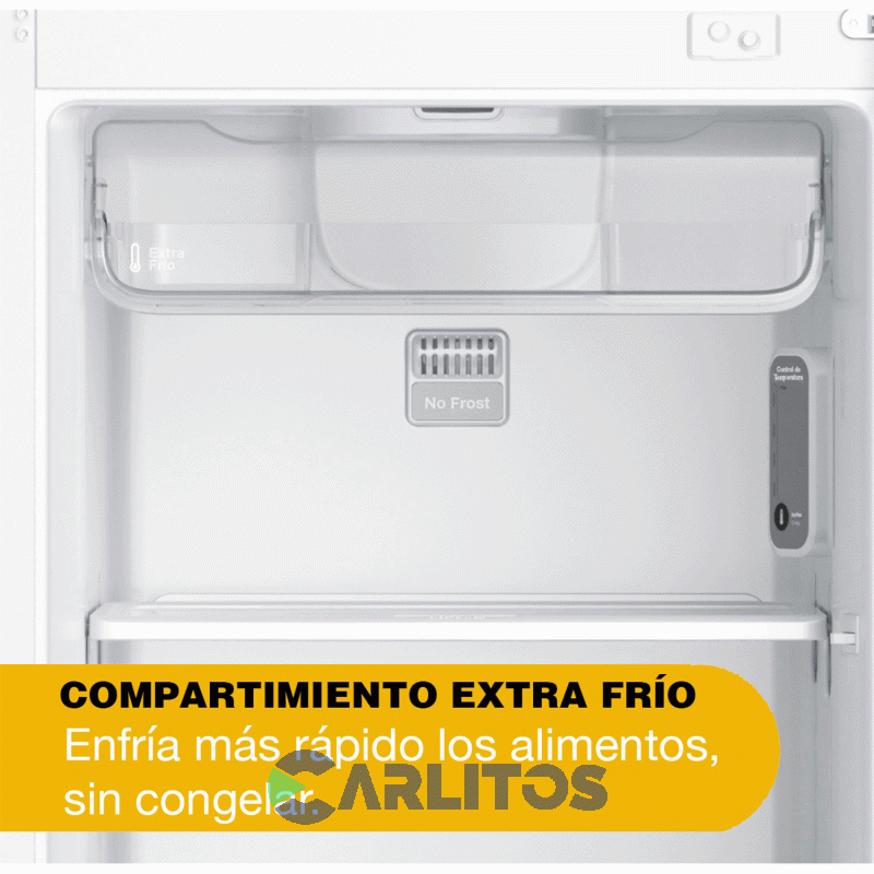 Heladera No Frost Whirlpool 361 Litros Acero Inoxidable Wrm39ck