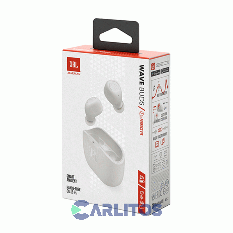 Auricular Bluetooth Jbl Jblwbudswht