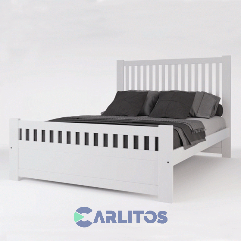 Cama 2 Plazas Mediterráneo Inmacol Blanco