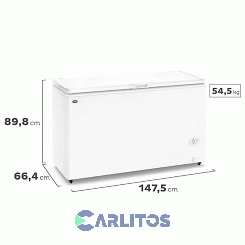 Freezer Horizontal Gafa Inverter 402 Litros Blanco Fghi400b-xl
