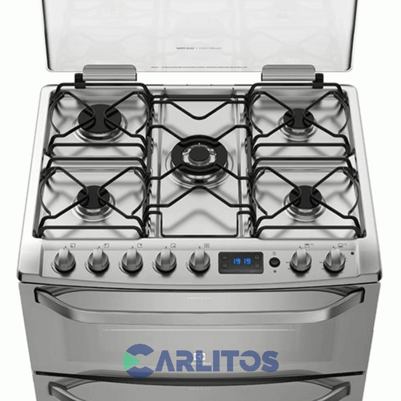 Cocina A Gas Electrolux 76 CM Acero Inoxidable Multigas 76dxr