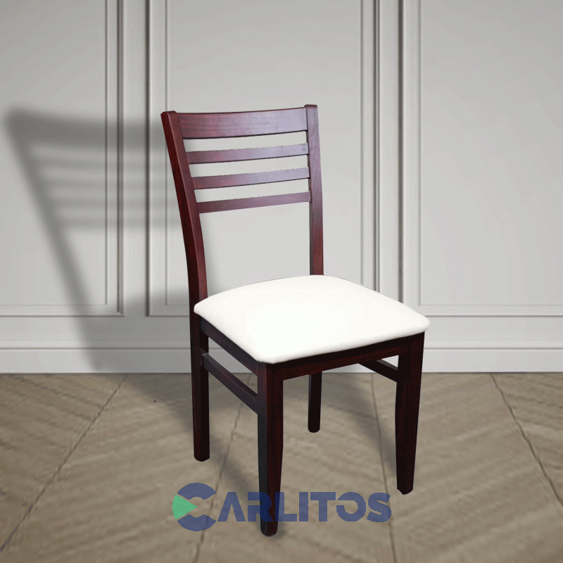 Silla Corpus Horizontal Asiento Ecocuero Inmacol Caoba